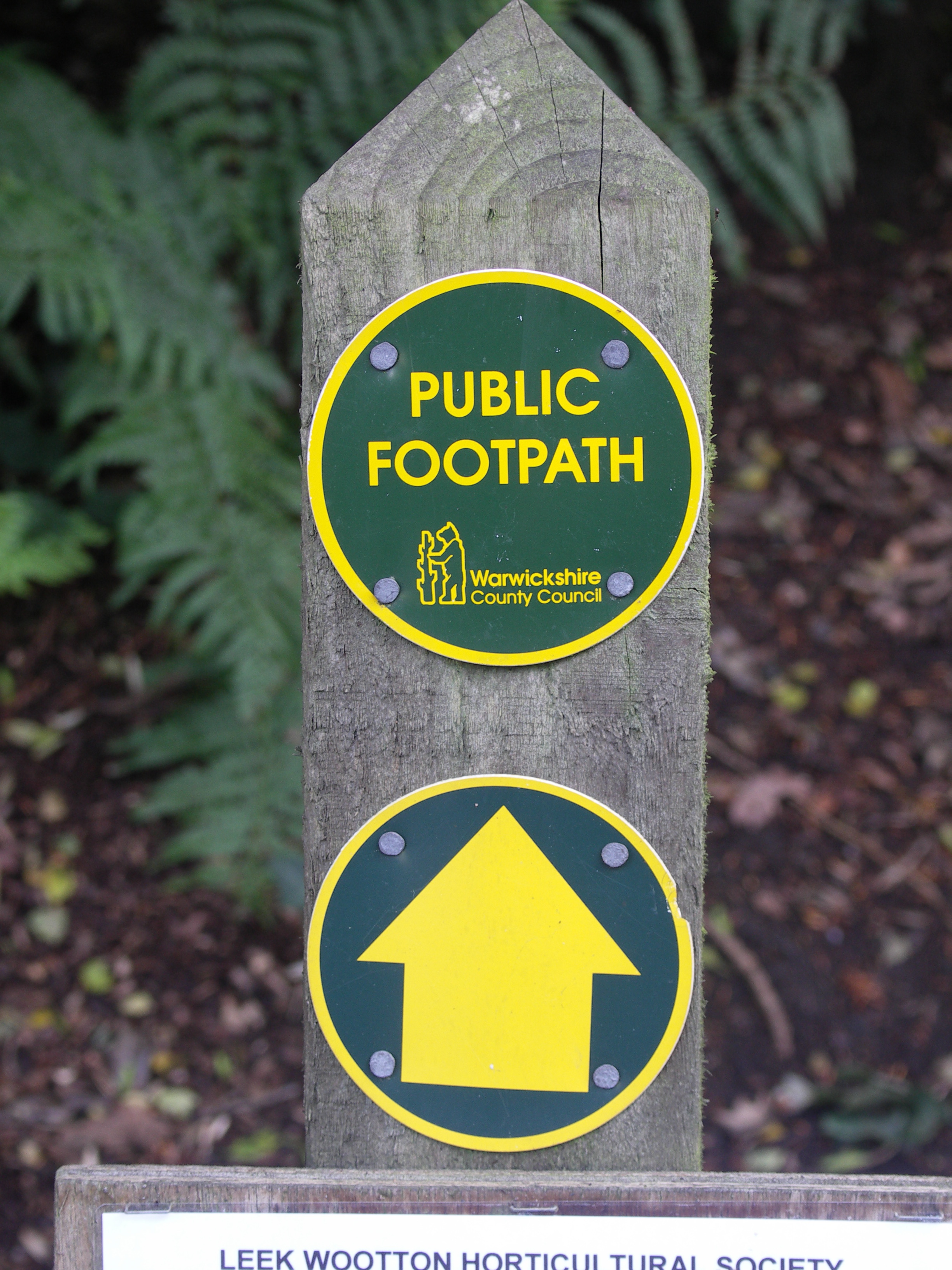 Public Footpath in Leek Wootton