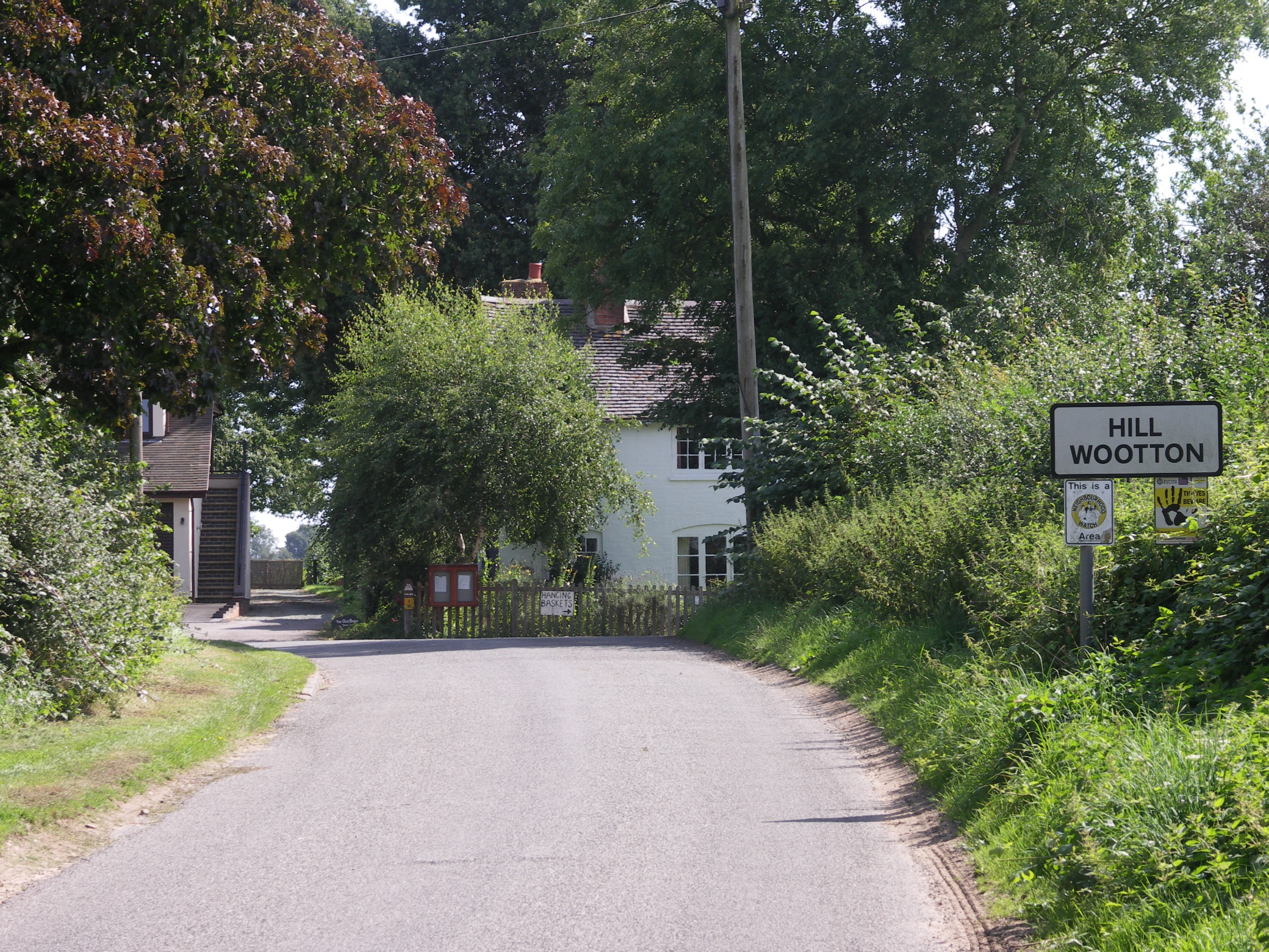 Approach to Hill Wootton